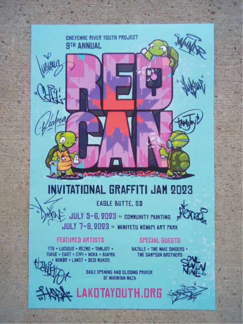 RedCan 2023 Commemorative Poster - Cheyenne River Youth Project