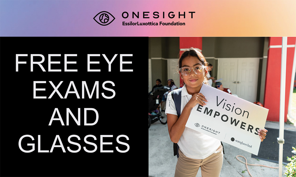 CRYP and OneSight EssilorLuxottica Foundation to Provide Free Vision Care for Up to 900 People on Aug. 4-8