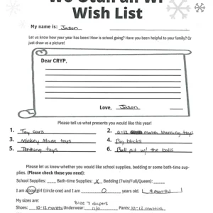 Toy drive wish list 143 for 9 month old male