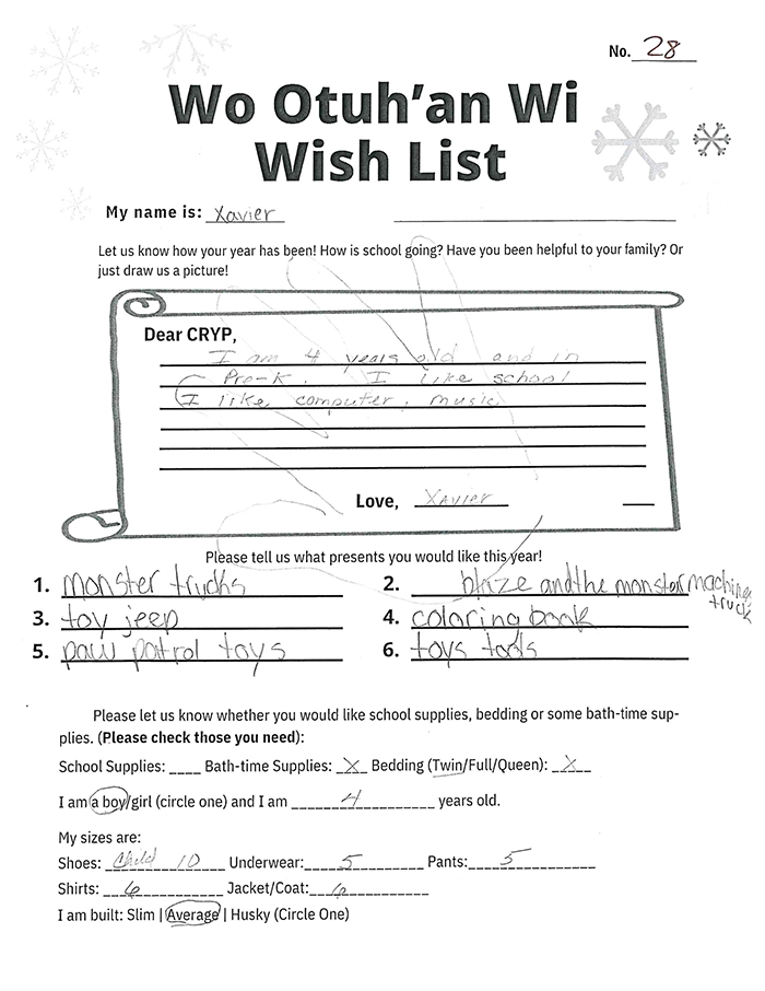 Toy drive wish list 28 for 4 year old male