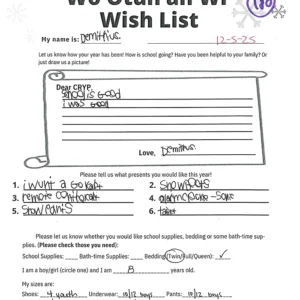 Toy drive wish list 180 for 8 year old male