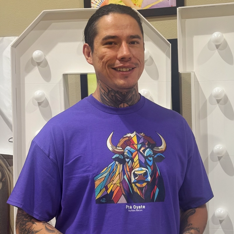 Cropped image of person wearing RedCan 2025 tshirt